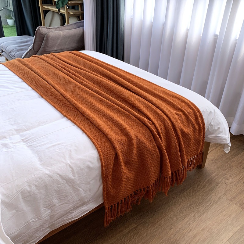 Queen Hotel Bed Runner for Pure Cotton Textile Factory Price Wholesale