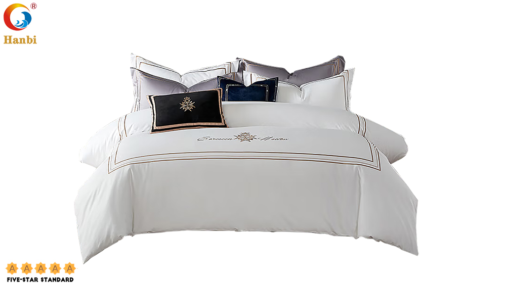 Hanbi Hotel 100S Cotton Bedding Set in FiveStar Hotel