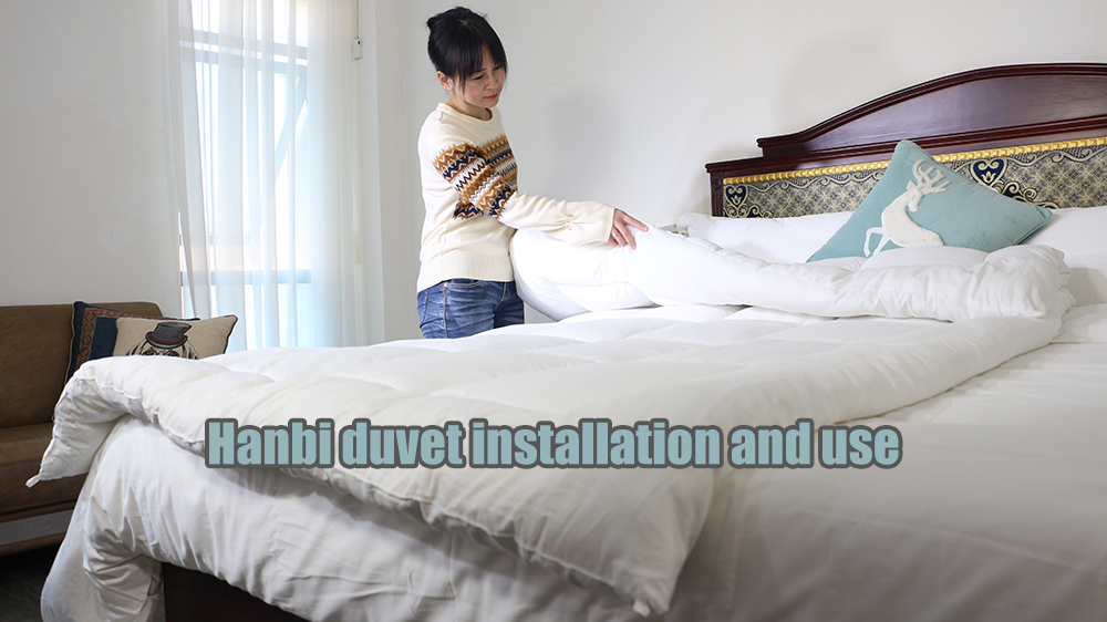 Hanbi Fivestar Hotel Duvet Use Display