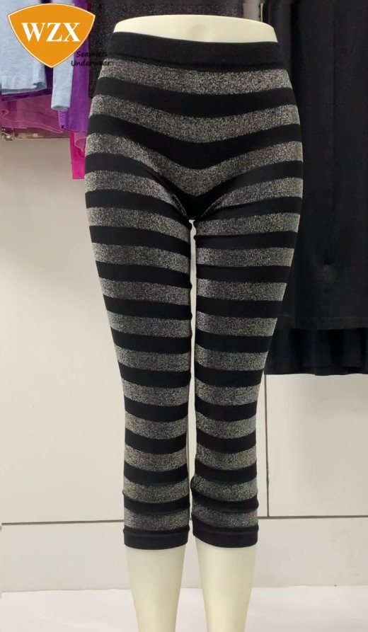 WZX Glitter Seamless Legging Yoga Capri Factory Manufacturer OEM ODM