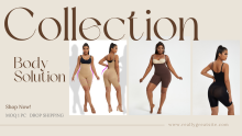 Seamless Shapewear Bodysuit for Women Open Bust Mid-Thigh Full Body Shaper for Dresses