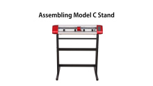 Assembling the Stand for C Model Cutting Plotter