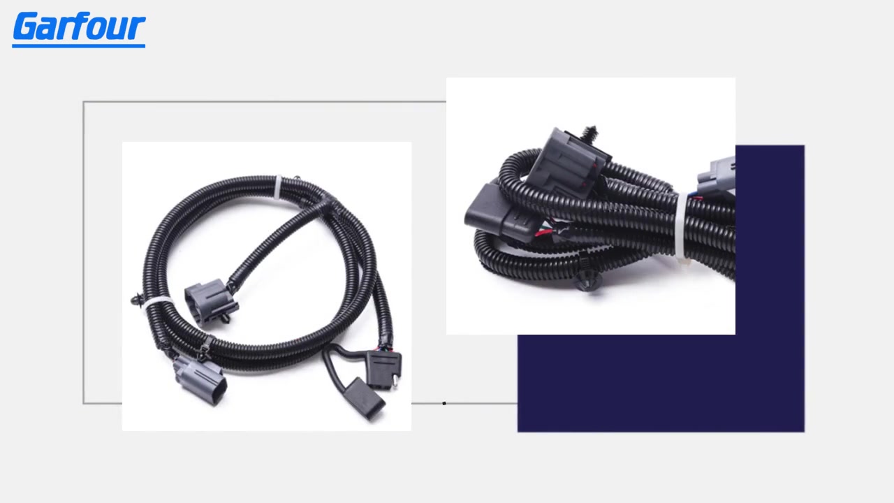 Горячая продажа 12-контактный разъем жгута проводов жгута проводов автомобильный для 07-17 Jeep Wrangler JK