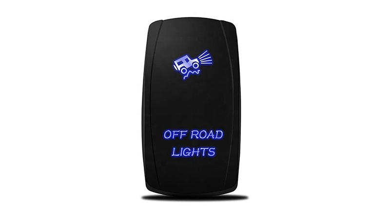 Luz led personalizada de alta qualidade 12 v dc 5 pinos fora da estrada interruptor basculante para rv utv atv caminhão