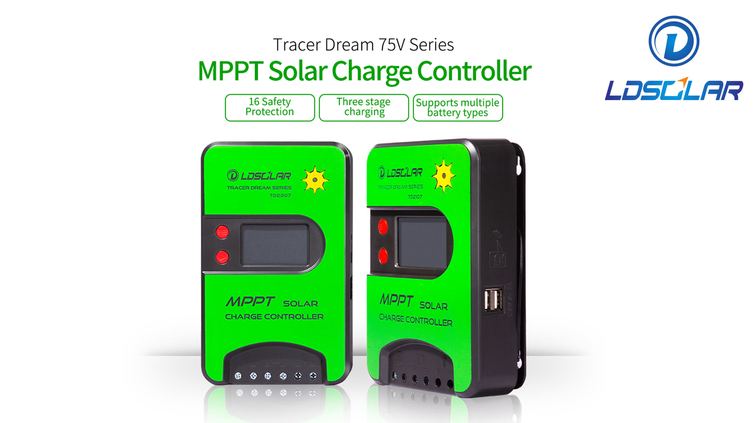 MPPT-Solarladeregler der Tracer Dream 75V-Serie