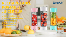 Smart Usb Rechargeable Electric Sports Gym Blender Juicer Mixer Portable Blender With Direct Drink