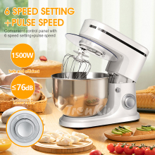Wholesale food mixer electric 6 liter rotating stainless bowl grinder mixer machine