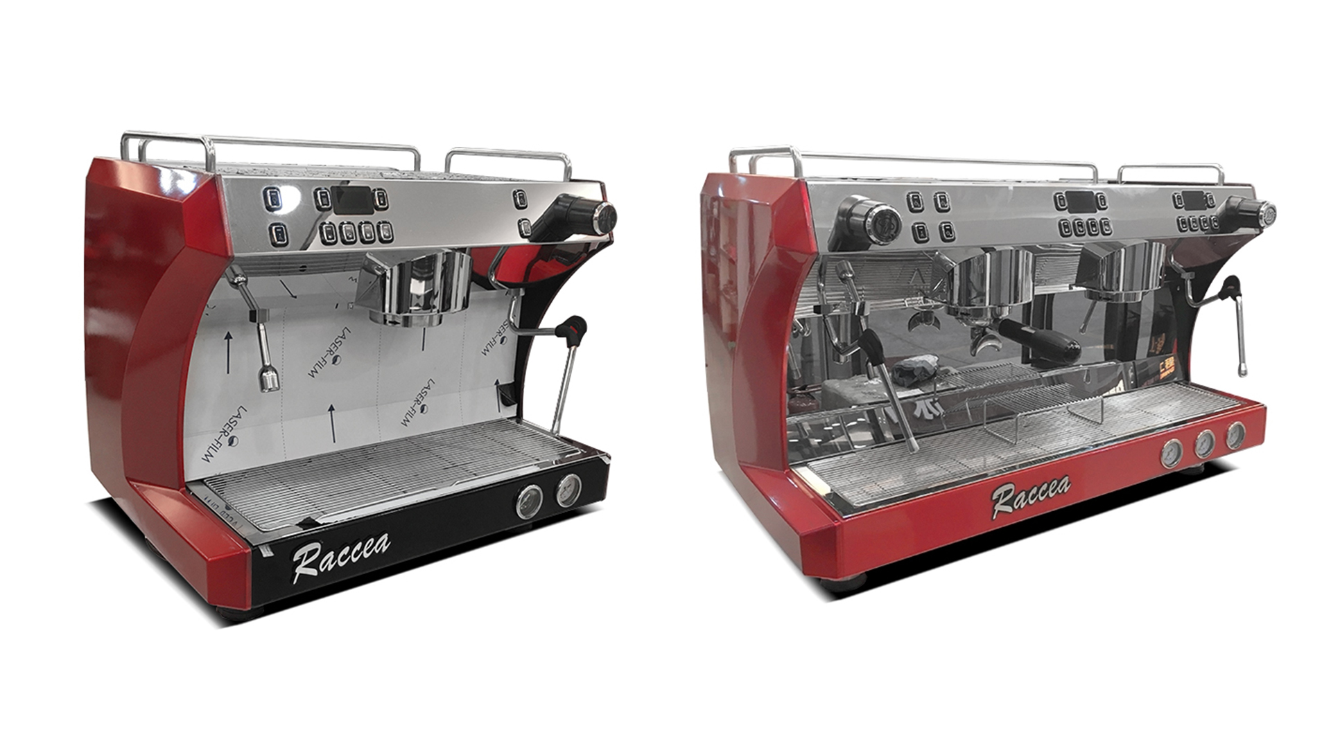 Komerční italský kávovar na espresso přizpůsobený s cenou Velkoobchodní styl z nerezové oceli elektrický poloautomatický kávovar