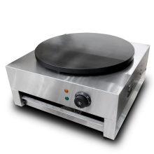 Electric Crepe Maker Griddle 19" Non-stick Commercial Single Plate Snack Machine