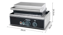 Ten grid waffle oven FY-10 commercial scones muffin machine square grid cake baking machine snack equipment