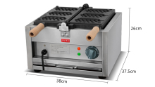 Three grid waffle FY-1110 commercial scones machine checkered cake machine snack equipment