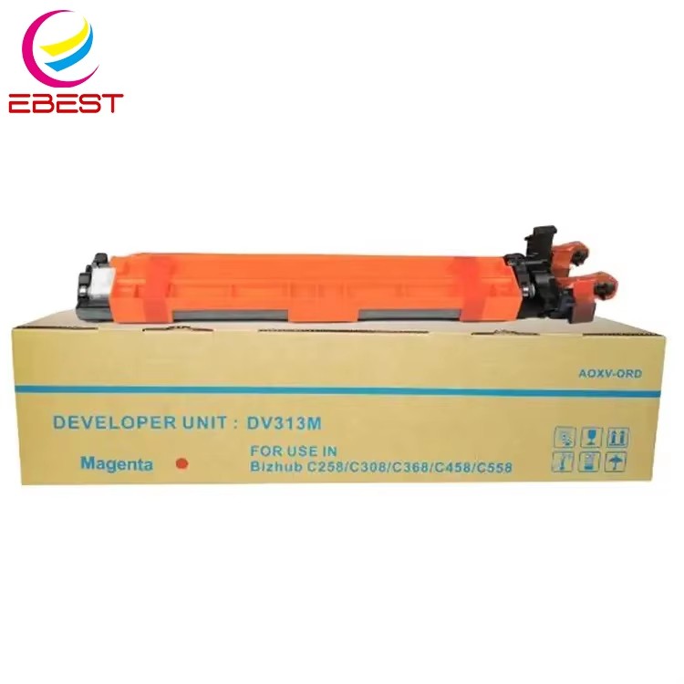 Missing Developer Unit EBEST Original Quality Developer Unit DV313 For Konica Minolta Bizhub ...