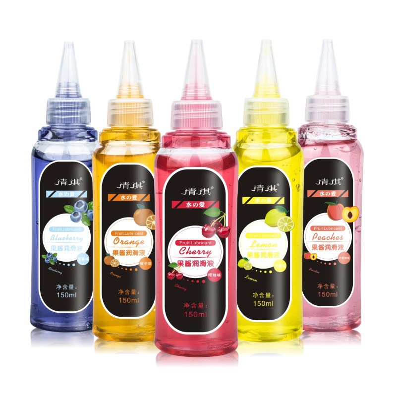 Cokelife OEM/ODM lubricante de mermelada de frutas lubricante de aceite corporal comestible oral para Anal Oral producto adulto de gran venta