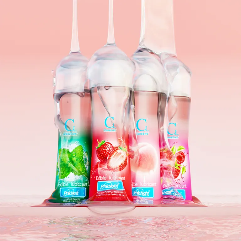 CokeLife 100ML CPSR/CPNP OEM Lubricante sexual comestible de frutas Gel  anal y oral FDA 510K Lubricante a base de agua Sexy para parejas adultos