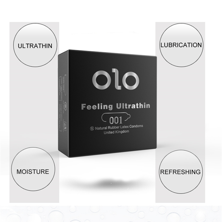 OLO Best long lasting ultrathin hyaluronic acid thermal condom hot