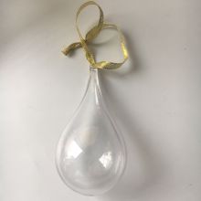 Drop box DIY Clear Fillable Plastic Craft Ball Christmas Ornaments - Handmade Decorations