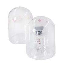 Dome shape Small Plastic Storage Box with Lid Transparent Clear Containers Display Boxes Favor Gift Box