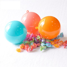 Clear Christmas Balls, Plastic Fillable Ornaments for Christmas Holiday Wedding