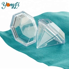 Diamond Shaped Candy Boxes Plastic Wedding Favors Boxes Birthday Party Decorating Ornament Container