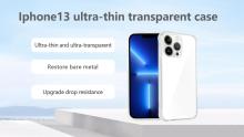 WJM-Newly design ultra-thin transparent case for iphone13 PC+TPU