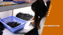 WJM quality factory workshop production process-silicone product production self-demolition