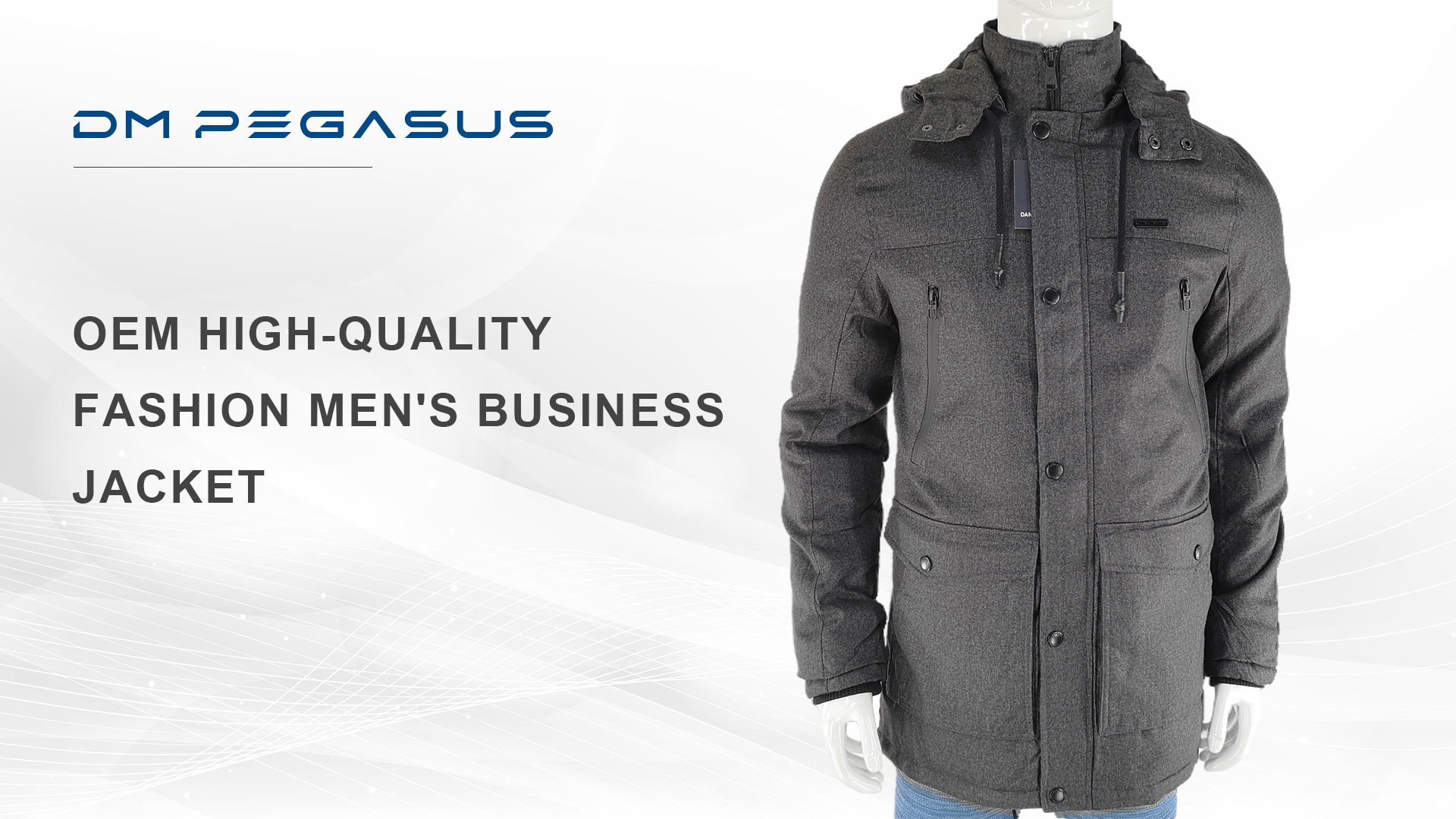 Wysokiej jakości modna kurtka biznesowa OEM dla mężczyzn