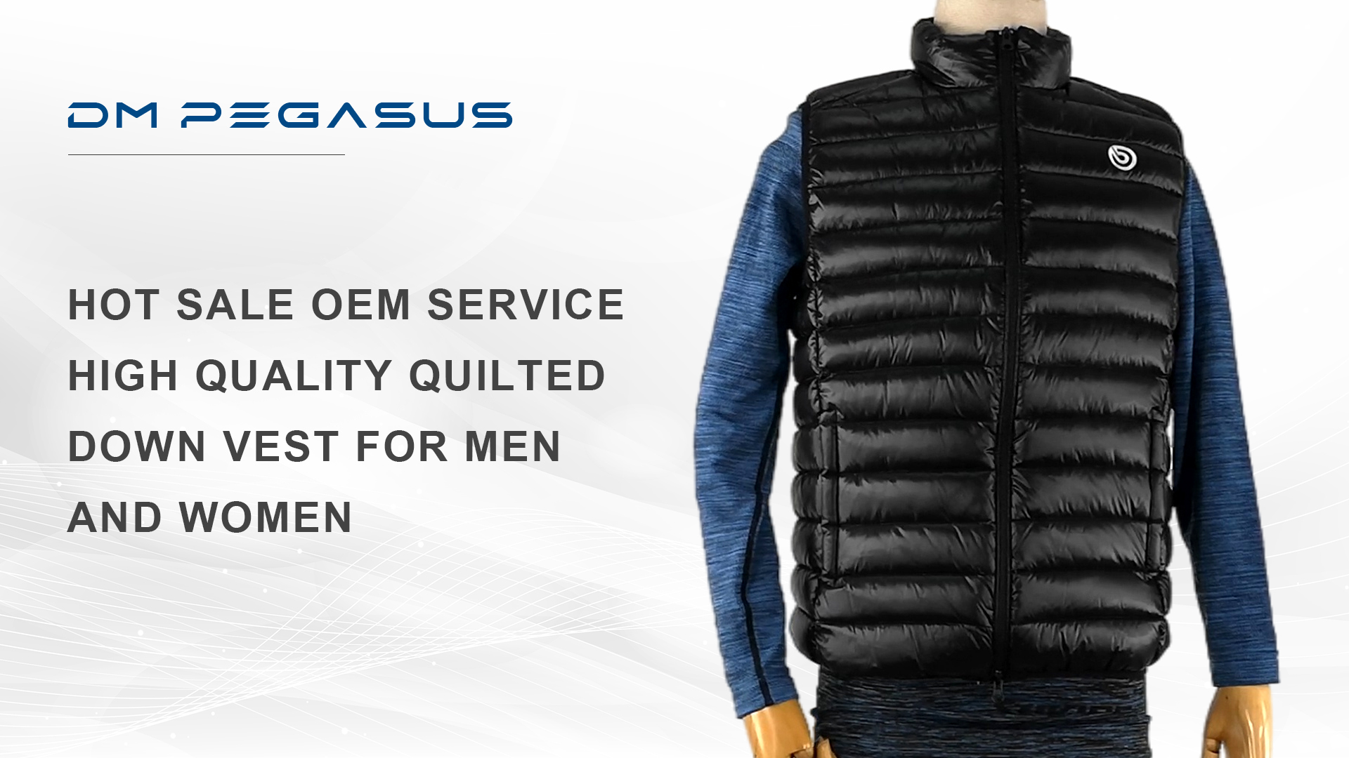 Hot Sale OEM Service High-Quality Quilted Down Vest For Men and Women