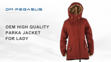 OEM High Quality Parka Jacket For Lady