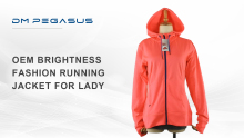 OEM Brightness Fashion Running Jacket For Lady