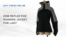 OEM Brightness Fashion Running Jacket For Lady