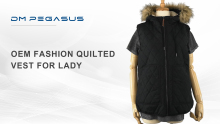 OEM Fashion Quilted Vest For Lady