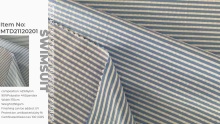 Nylon polyester blended stripe fabric for swimsuit