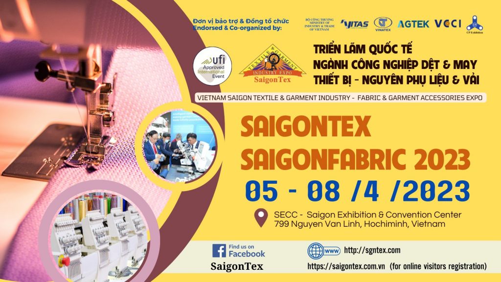 سوف تنضم GuangYe Knitting إلى Saigontex 2023 ، كشك رقم: 2H19،2H21