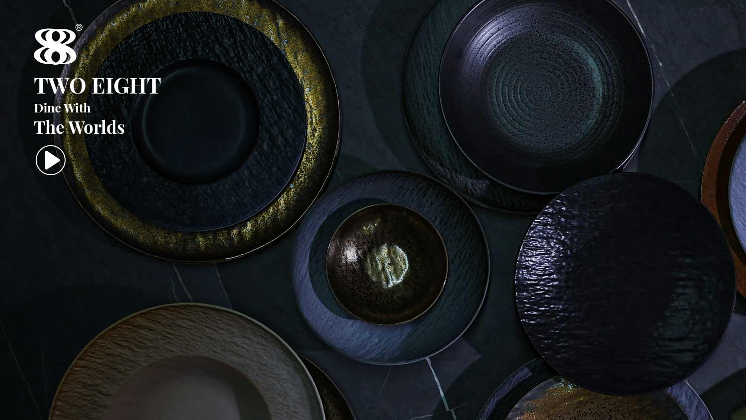 Metallic - 2021 Summer New Porcelain Tableware Collection, Attractive Design to Make Your Dinnerware Unique.