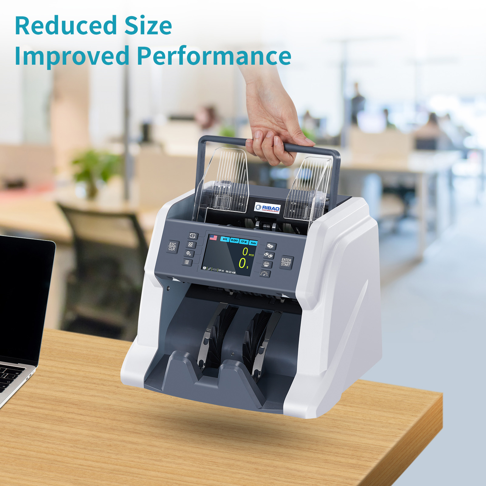 Multi Currency Mixed Denomination Banknote Counter BC40