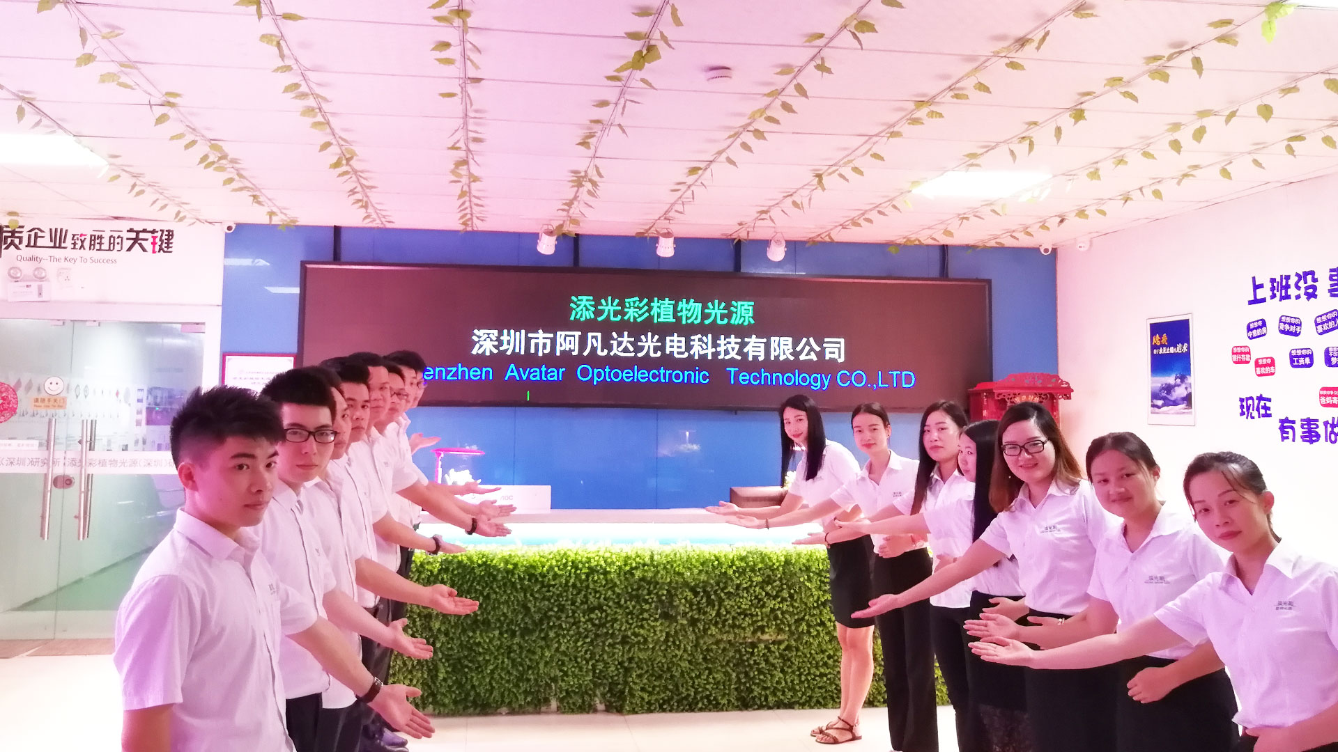 Hot selling led-plantengroeilampen en hydrocultuur kweeksysteem van Shenzhen Avatar Optoelectronic Technology co., ltd