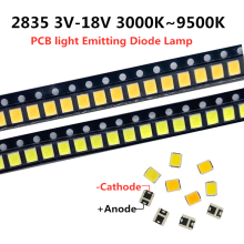 High Lumen 0.2W 0.5W 1W 3V 6V 9V 18V 2835 SMD LED Chip With LED Strip Lights Downlight Panel Light