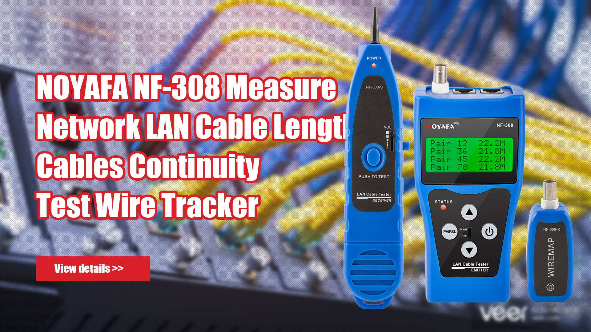 Кабельный тестер noyafa nf 8508. Кабельный тестер noyafa. NF 308 тестер. Трассоискатель, измеритель длины кабеля noyafa NF-308. Noyafa NF-308, цвет синий.