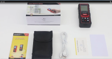 Laser Measure rangefinder Laser Distance Meter with digital bubble, Backlit LCD and Pythagorean Mode, Measure Distance, Area and Volume