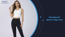 Xike Ladies New Shockproof Sports Yoga Vest Customized