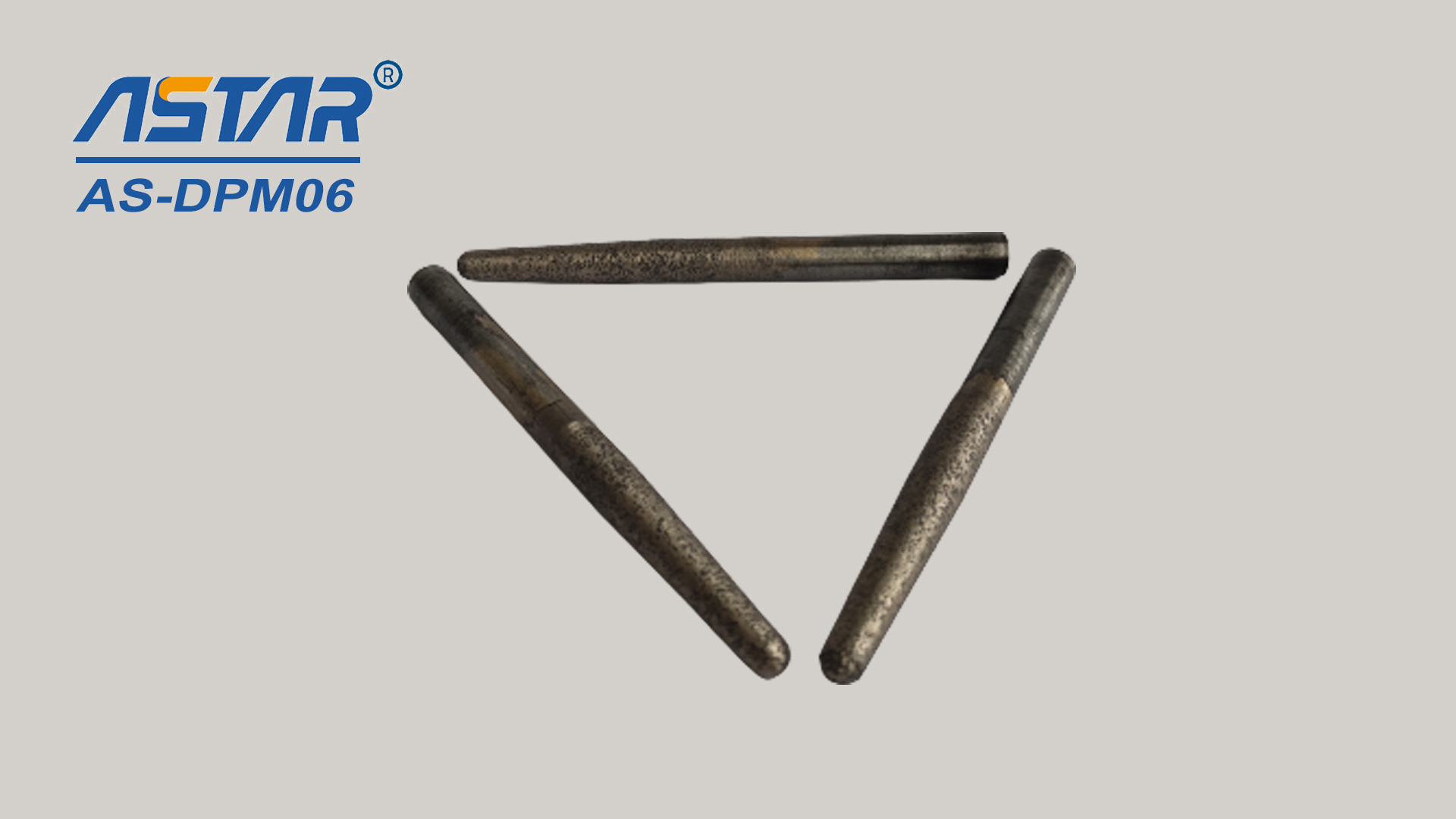 Elmas metal konik noktalar küçük alanları ezmek ve cilalamak için kullanılır, 6 mm ila 12 mm çapında delik ve oluk