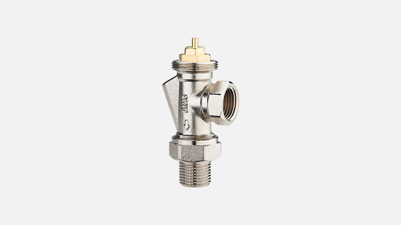 Thermostatic radiator valve DN15 reversed angle stroke
