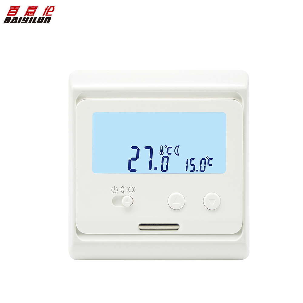 BYL-151 HVAC Digitaler bequemer Betriebsraumthermostat Temperaturregler Thermostat Kippschalter CE Fußbodenheizung Home Hotel Company