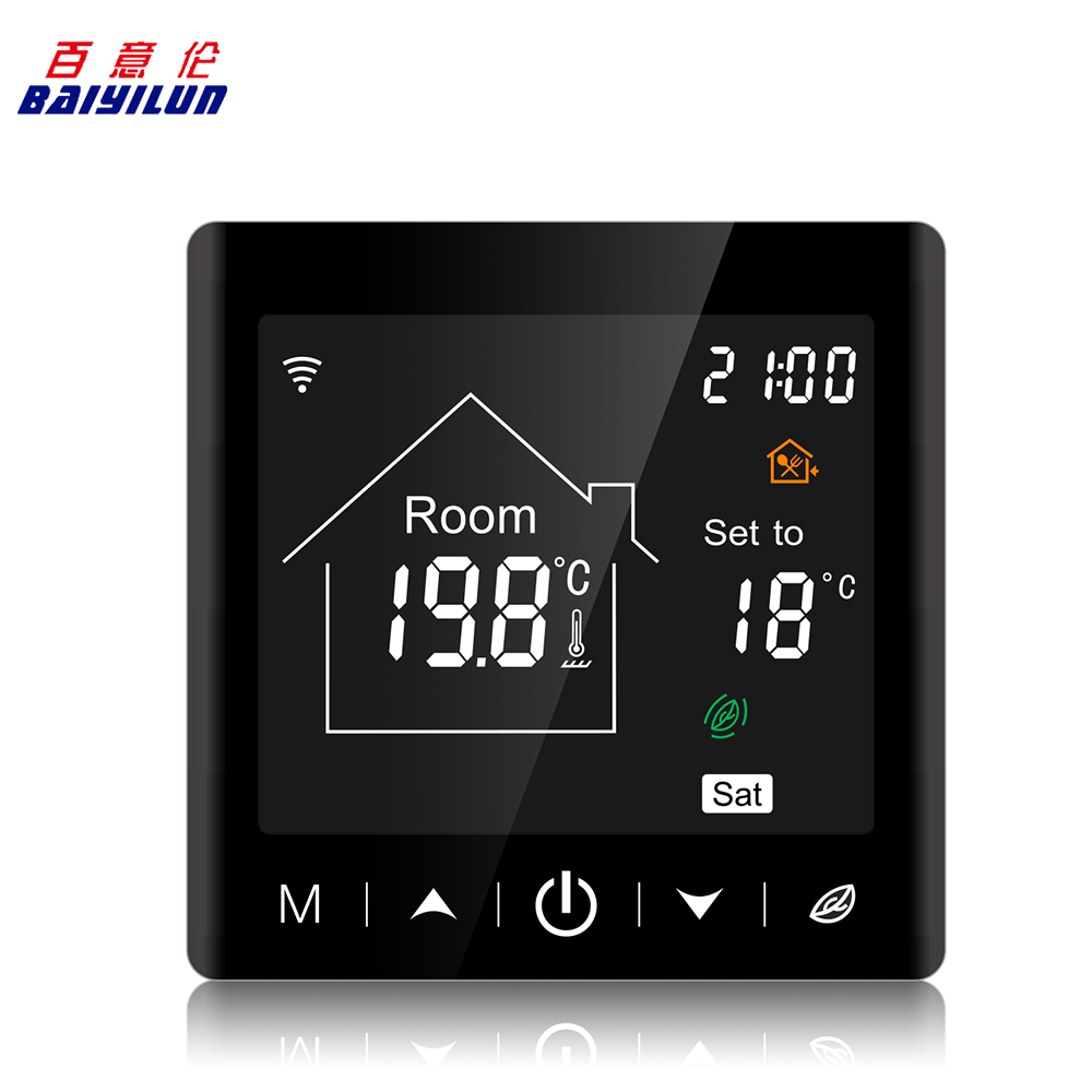 WIFI-thermostaat BYL-156 Airconditioner en waterverwarmingsthermostaat Kamerthermostaat Thuis voor vloerverwarmingssystemen