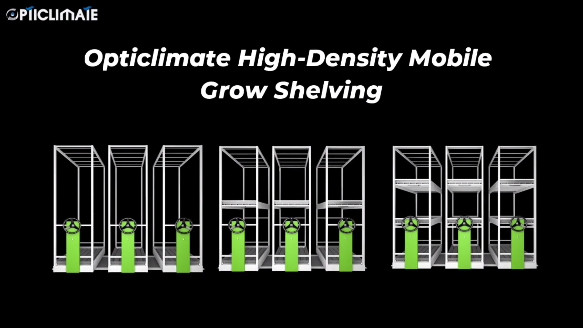 Opticlimate High-Density Mobile Grow-rekken