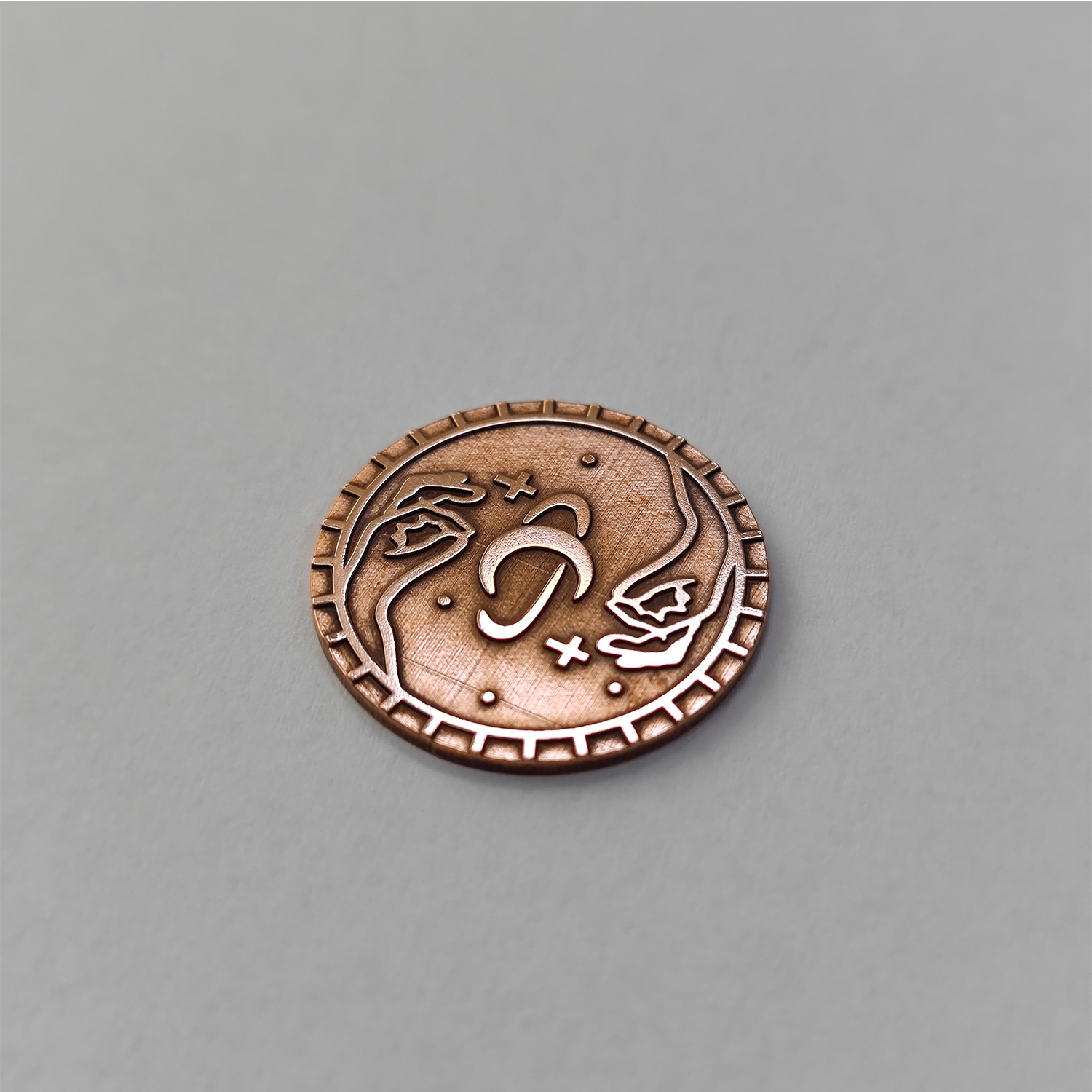 coin laser marking