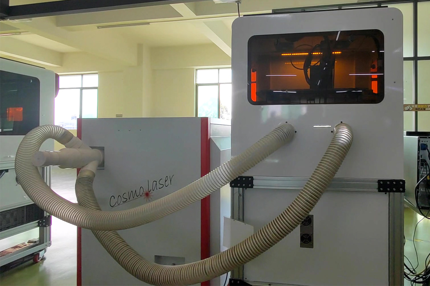 dust collector with pipes