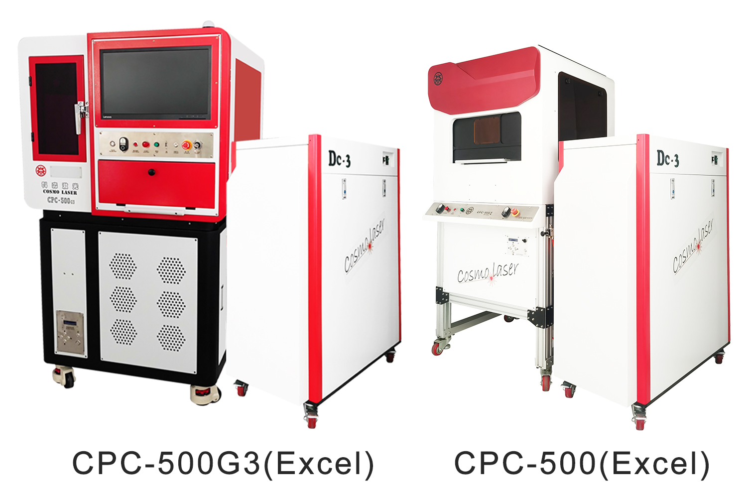the laser cutting machine and dust collector work together