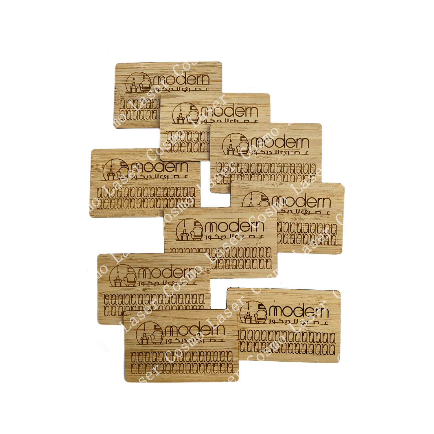 wood laser marking sample