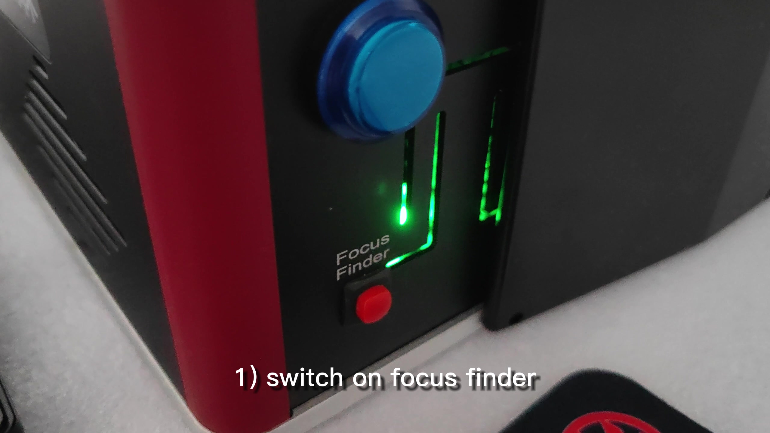switch on the focus finder